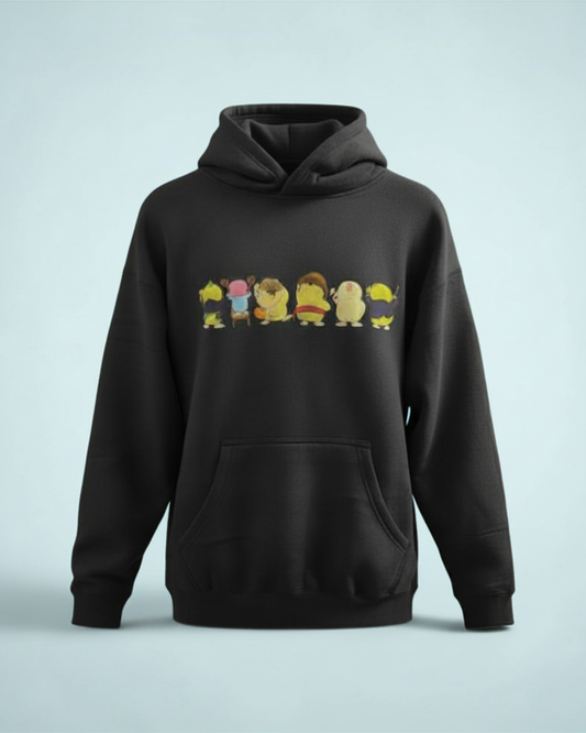 Poke Piece Hoodie - Black