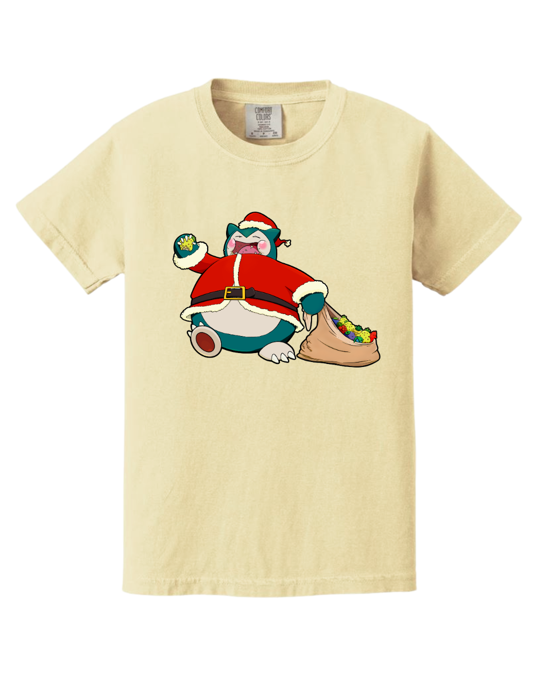Santa Snorlax Adult Tee